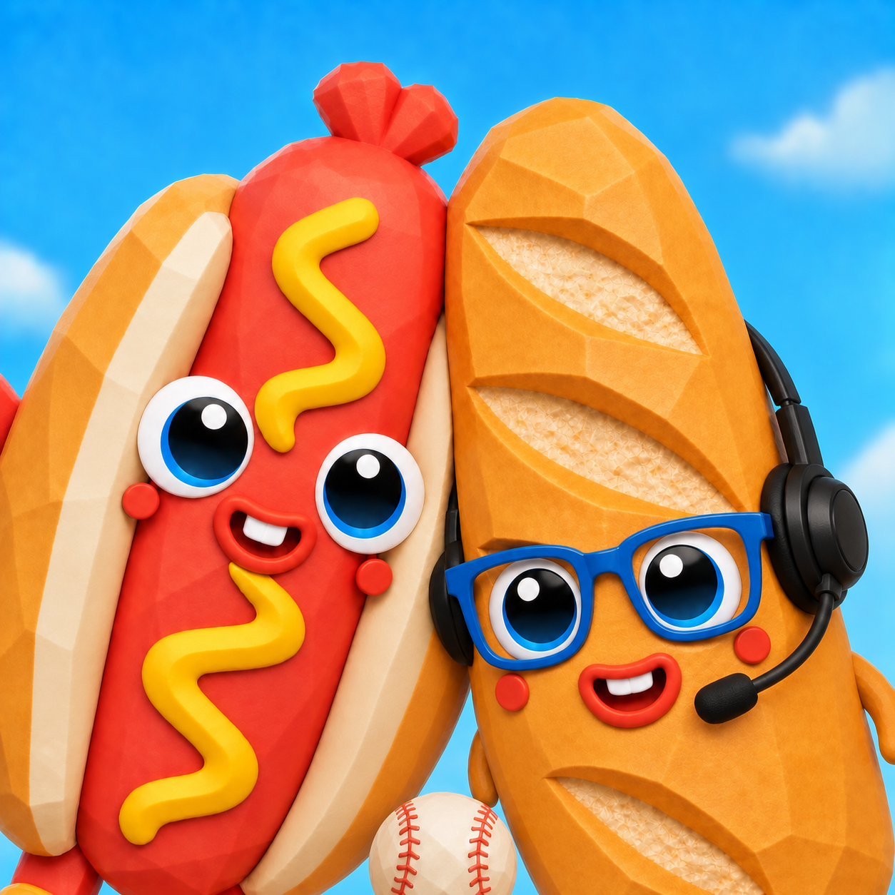 Hank Hotdog and BB, Presser's MLB desk